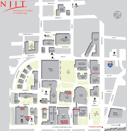 NJIT Campus Map